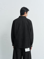 Men's Casual Denim Chanel-Style Overshirt