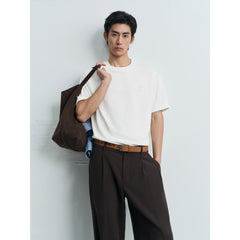 Men's Casual Embroidered Short-Sleeve T-Shirt