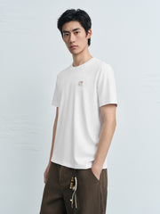 Men's Casual Embroidered Short-Sleeve T-Shirt