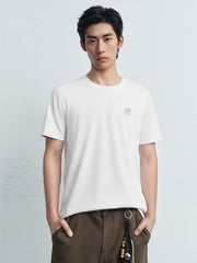 Men's Casual Embroidered Short-Sleeve T-Shirt