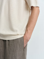 Men's Old Money Style Collared Short-Sleeve Knit Shirt