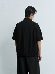 Men's Casual Solid-Color Short-Sleeve Shirt
