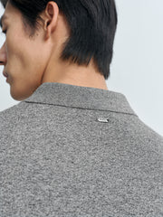 Men's Old Money Style Knit Polo Shirt