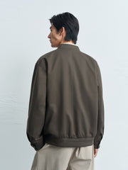 Men's Casual Brown Holiday Cable-Knit Sweater