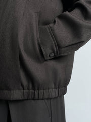 Men's Commuter Grey Textured Executive Jacket