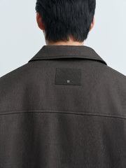 Men's Commuter Grey Textured Executive Jacket