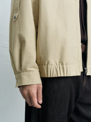 Men's Casual Solid Elastic-Hem Jacket