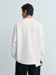 Men's Casual Embroidered Pullover Sweatshirt