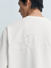 Men's Casual Embroidered Pullover Sweatshirt
