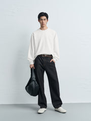 Men's Casual Embroidered Pullover Sweatshirt