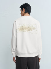 Men's Casual 3D Embroidered Airy Sweatshirt