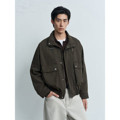 Men's Harrington Stand-Collar Utility Jacket