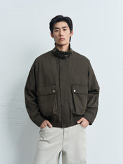 Men's Harrington Stand-Collar Utility Jacket