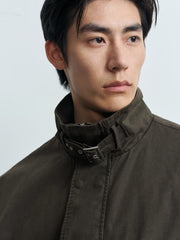 Men's Harrington Stand-Collar Utility Jacket