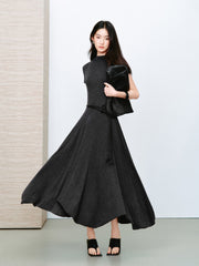 Women's Commuter  Waist-Cinching Knit Dress