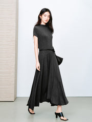 Women's Commuter  Waist-Cinching Knit Dress