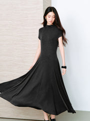 Women's Commuter  Waist-Cinching Knit Dress