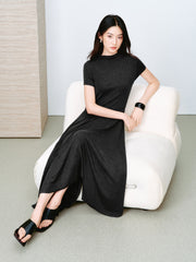 Women's Commuter  Waist-Cinching Knit Dress