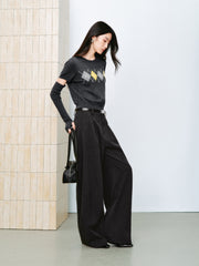 Women's Casual Detachable-Sleeve Knit Pullover