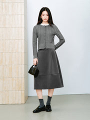 Women's Commuter Cocoon High-Waist Tulip Skirt