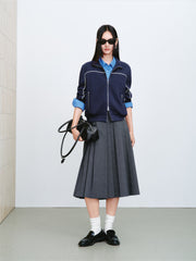 Women's Intellectual-Style Cropped Hoodie Jacket