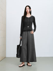 Women's Relaxed Cropped Culottes