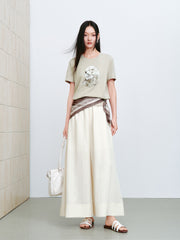 Women's Relaxed Cropped Culottes