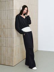 Women's Casual Straight Parachute Pants