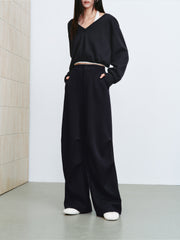 Women's Casual Straight Parachute Pants