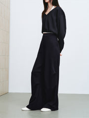 Women's Casual Straight Parachute Pants
