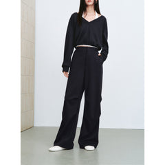 Women's Casual Straight Parachute Pants