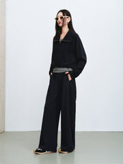 Women's Casual Sweatshirt & Tank Two-Piece Set