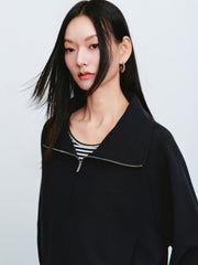 Women's Casual Sweatshirt & Tank Two-Piece Set