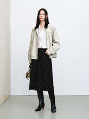 Women's Vintage Barn-Style Cropped Jacket