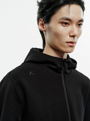 Men's Sporty Tech Jacket-Style Knit Cardigan