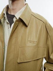 Men's Vintage Deconstructed Lapel Jacket