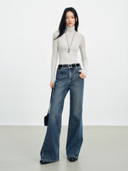 Women's Casual 4-Way Stretch Flare Jeans