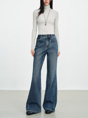 Women's Casual 4-Way Stretch Flare Jeans