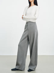 Women's Casual Solid Curved-Leg Sweatpants