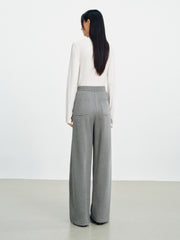 Women's Casual Solid Curved-Leg Sweatpants