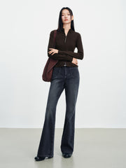 Women's Casual Supermodel Lifting Slim-Fit Bootcut Jeans