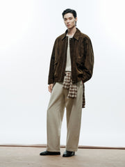 Men's Vintage Casual Suede Jacket