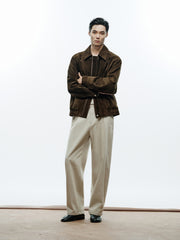 Men's Vintage Casual Suede Jacket