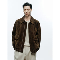 Men's Vintage Casual Suede Jacket