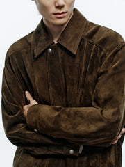Men's Vintage Casual Suede Jacket