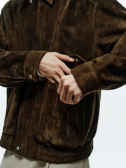 Men's Vintage Casual Suede Jacket