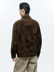 Men's Vintage Casual Suede Jacket