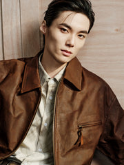 Men's Vintage Waxed Horsehide Jacket