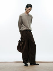 Men's Casual 100% Wool Machine-Washable Baselayer Knit