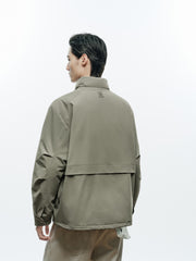 Men's Casual Lightweight Stand-Collar Jacket-Style Down Jacket